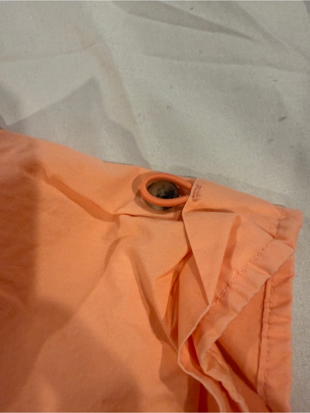 Jurassic Cosplay 90s Universal Bounding Light Coral Short Sleeve Button-Up Shirt - Picture 9 of 13